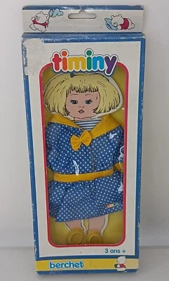Accessoires Vêtements Poupée Timiny Vintage Berchet A-20 no Barbie Jem Nenuco - Photo 1/2