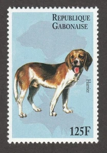 HARRIER ** Int'l Dog Briefmarkenkunst ** Great Hound Geschenkidee ** - Bild 1 von 1