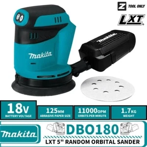 For Makita DBO180Z 18V Cordless Random Orbital Sander TOOL ONLY - FREE SHIP | AU - Picture 1 of 9