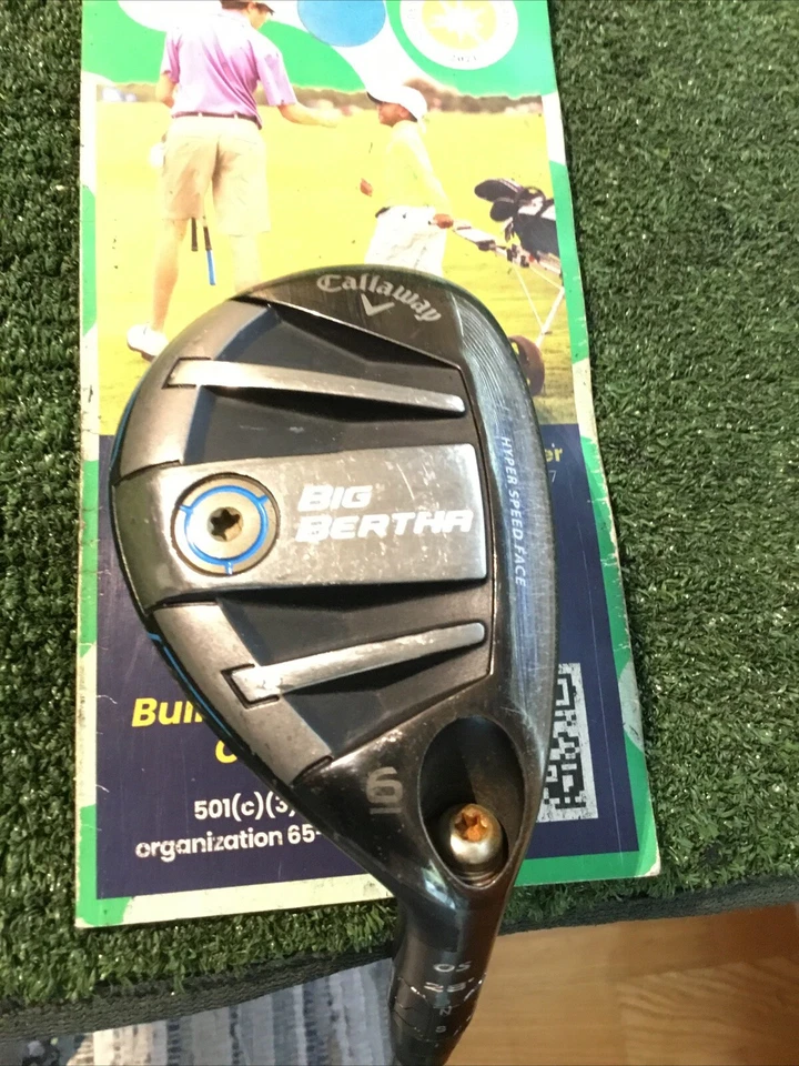 Callaway Big Bertha OS 28* 6 Hybrid Matrix Ozik Program F15 55g Graphite Shaft - Image 1 of 4