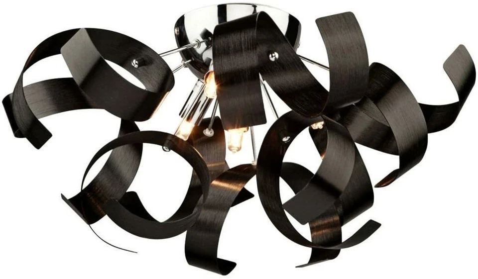 Artcraft Lighting AC604BK Bel Air-4 Light Flush Mount-19 Inches Wide by 9 - Image 1 of 1