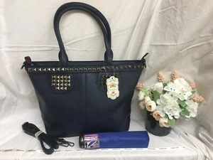 Women's large blue, faux leather handbag, with free umbrella.Fashion Only brand. - Picture 1 of 12