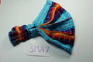 Guatemalan HEADBAND Hand Made Solid Blue Chalina Head Band Wrap SMALL - SMA7 - Picture 1 of 2