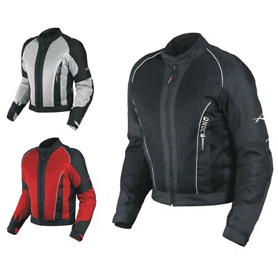 Chaqueta Malla perforada transpirable Tejido Técnico Moto Touring Cordura - Imagen 1 de 4