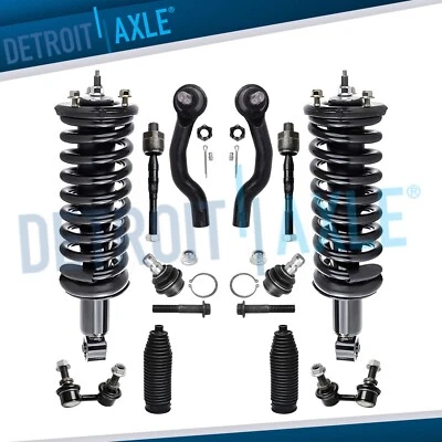 4WD Front Struts Sway Bars Tie Rods Ball Joints for 2005 - 2019 Nissan Frontier - Image 1 of 4