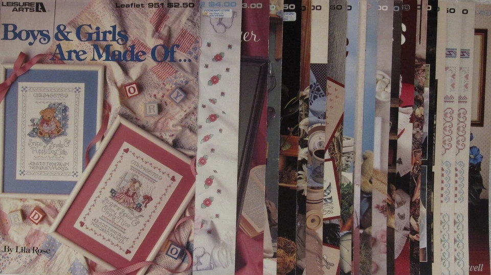 LEISURE ARTS Cross Stitch Patterns, Leaflets and Booklets ~YOU PICK~ #3 - Image 1 of 1