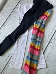 3 pairs girls footless leggings - Picture 1 of 3