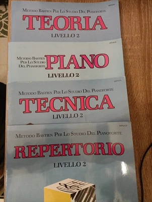 Set Metodo Bastien Livello2 Piano Teoria Tecnica Repertorio -Ruggimenti Editore  - Immagine 1 di 4