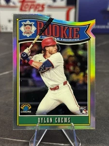 2025 Bowman Rookie of the Year Favorites - #ROY-1 Dylan Crews Nationals RC - Picture 1 of 2