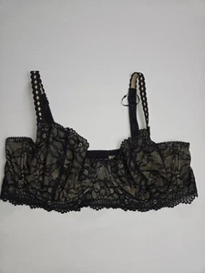Sujetador Balconette Torrid Curve Negro Encaje Sin Forro Talla 40DDD NUEVO CON ETIQUETAS B197 - Imagen 1 de 4