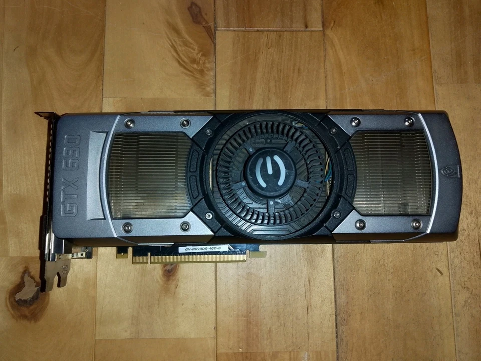 Nvidia GeForce GTX 690 4GB GDDR5 512-Bit Graphics Card GPU. - Image 1 of 4