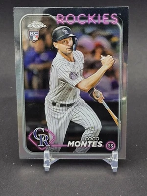 2024 Topps Chrome #182 Coco Montes Refractors - Image 1 of 2
