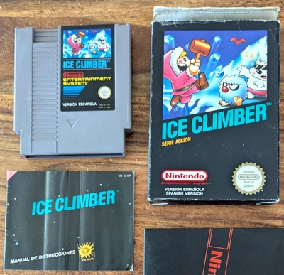 Spanish Version - Ice Climber Nintendo Entertainment System NES Spiel ESPANOLA - Bild 1 von 4