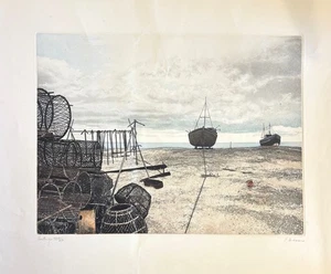 PAUL BISSON ORIGINAL RADIERUNG AUF PAPIER HANDSIGNIERT & NUMMERIERT - Bild 1 von 1