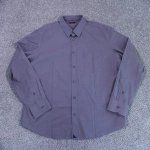 Camisa UNTUCKit Para Hombres 2XL Gris Sangiovese WF Calce Ajustado Sin Arrugas Abotonada - Imagen 1 de 12