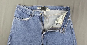 Jeans Harley Davidson Motor uomo 34x36 blu lavaggio medio vestibilità rilassata gamba dritta - Foto 1 di 17