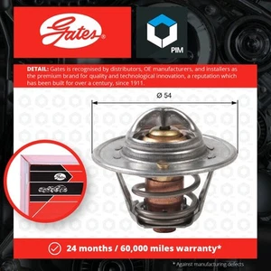 Coolant Thermostat fits DODGE DURANGO HB 4.7 03 to 08 Gates 5073598AA 52079476AB - Picture 1 of 2