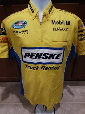 Camiseta de equipo Team Penske Racing Team emitida mediana Penske TR NASCAR Busch Newman Foto 1 de 4