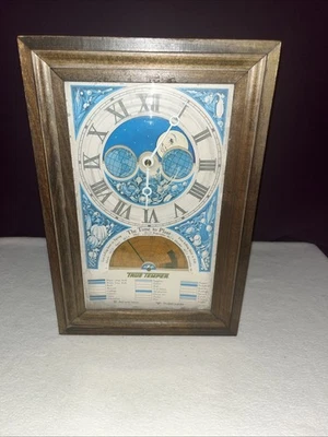 Vintage Rare True Temper Planters Clock Electric Time To Plant Moon Dial Working - Image 1 of 4