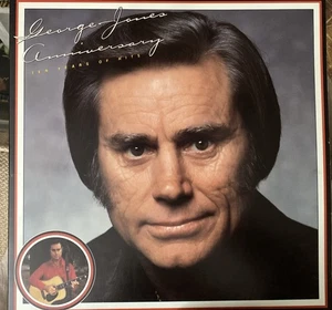 GEORGE JONES Anniversary: Ten Years of Hits DOUBLE VINYL ALBUM 1982 EPIC RECORDS - Bild 1 von 3