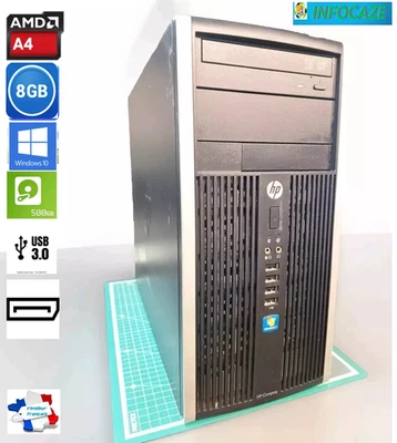 HP COMPAQ PRO 6305 MT AMD A4-5300B APU 3,40 GHZ/8 GB DDR3/ 500 GB/WINDOWS 10 Foto 1 de 4