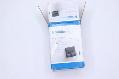 Gancho para bata de baño Franklin de latón máximo negro MAX35-MB-R   Foto 1 de 4