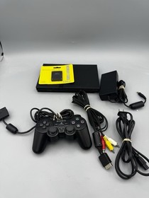 Sony PlayStation 2 PS2 Slim System Console Controller OEM Bundle Lot SCPH-77001