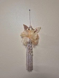 Putting on the Ritz - Porcelain Tassel Peach Fairy Figurine - with Box - Picture 1 of 7