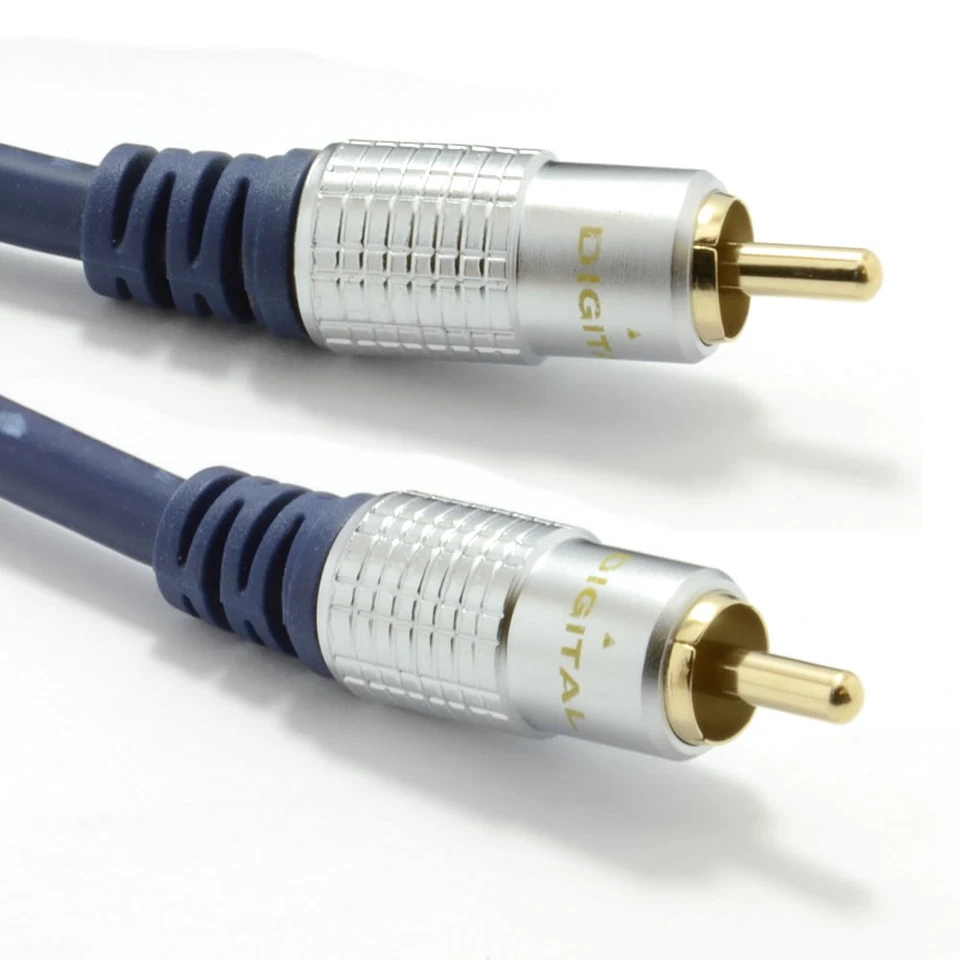 3m Pure HQ OFC Shielded Subwoofer/Composite 75Ohm Digital Cable Gold [006487] - Image 1 of 4
