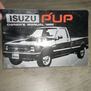 1986 Isuzu Pup P'up Owners Manual Factory Original - Foto 1 di 8