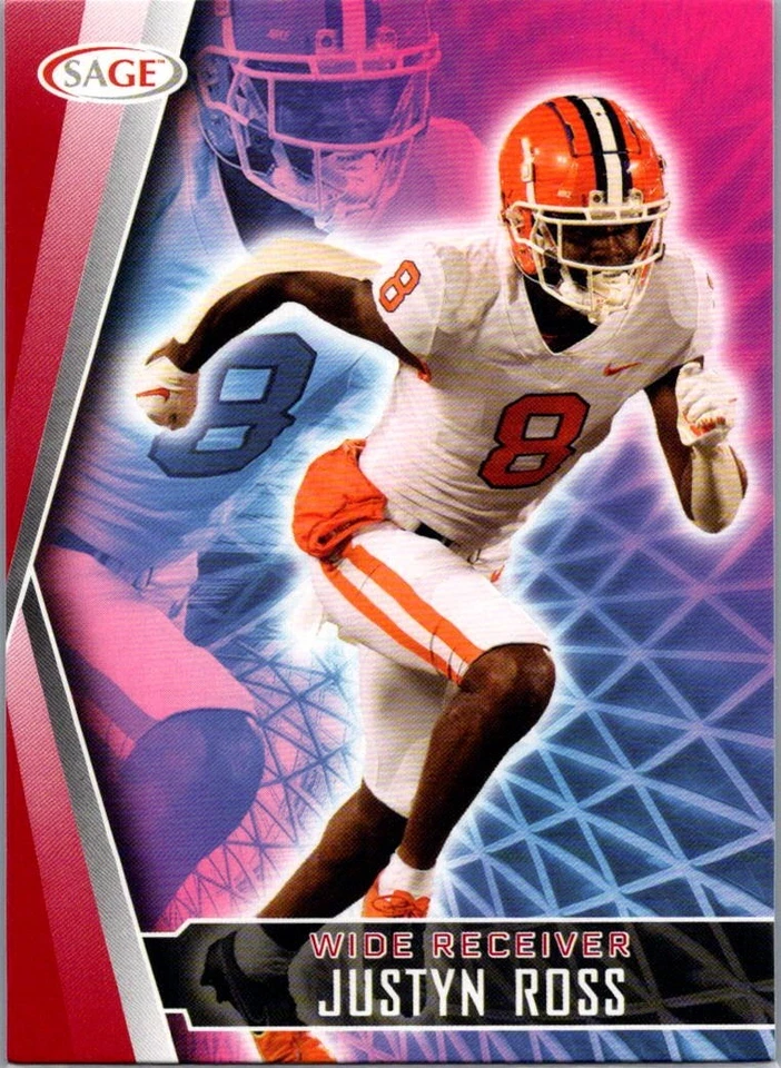 2022 SAGE Justyn Ross #139 Clemson Tigers - Image 1 of 2