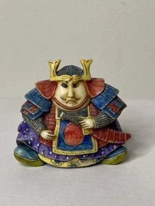 Harmony Kingdom Ball Historical Pot Belly Retired Samurai With Box GC - Bild 1 von 9