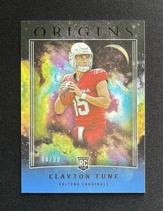 2023 Origins Blue Clayton Tune RC/99 #139 Arizona Cardinals Rookie - Picture 1 of 2
