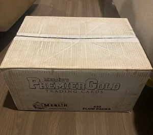Merlin’s Premier Gold 96 Trading Card 1 case=12 boxes (36 Sealed packs Per Box) - Picture 1 of 5