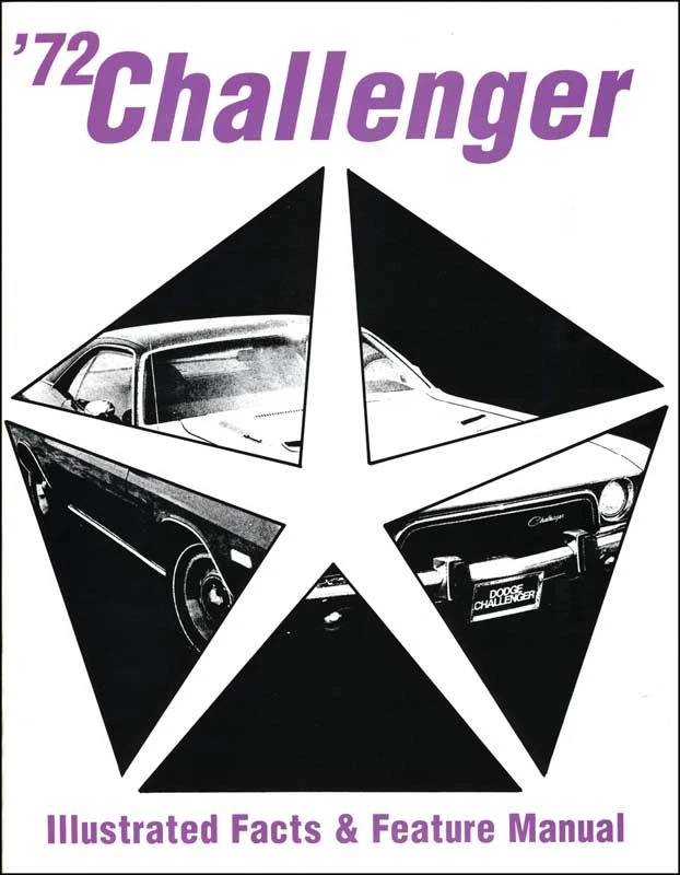 Dodge Challenger 1972 manual ilustrado de datos y características Foto 1 de 1