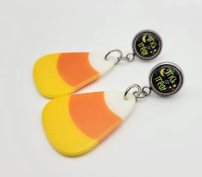 Pendientes de Maíz Caramelo: Festivo Halloween Otoño Moda Foto 1 de 3