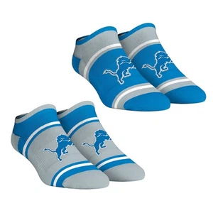 Detroit Lions Rock Em Socken Unisex 2er Pack Color Block tief geschnittene Socken Set Gr. L/LX - Bild 1 von 1