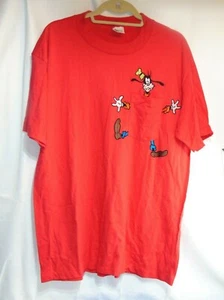Camiseta De Colección Años 90 Disney Yunque Goofey Bordada XL Puntada Única Hecha en EE. UU. - Imagen 1 de 4