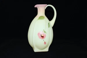 Fenton Hand Painted Art Glass Ewer Vase – Signed by Robinson – Limited Edition - Picture 1 of 3