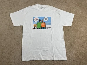 Vintage Hanes T-Shirt Mens Large Beefy T BWS Tucson New Orleans Firsimmons White - Picture 1 of 12