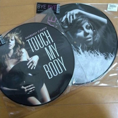 Mariah Carey / BYE BYE & Touch My Body 12" Picture Disc Color Vinyl Record set - Image 1 of 4