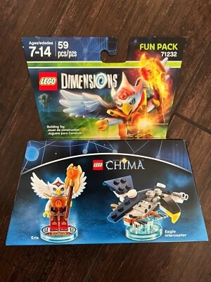 Nuevo Lego Dimensions Fun Pack Chima Eris Eagle Interceptor Mini Figura 71232 Foto 1 de 2