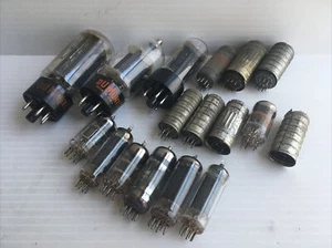 (17) Vacuum Tube LOT RCA Victor Deluxe TV television Dumont PARTS REPAIR!! - Picture 1 of 9