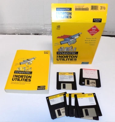Symantec The Norton Utilities Version 8.0. 3.5" Floppy Windows DOS Complete - Image 1 of 2