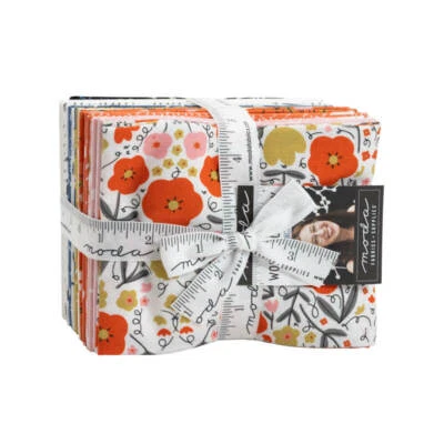 Moda WORDS TO LIVE BY 21 Fat Quarter Bundle 48320AB Quilt Fabric - Gingiber - Image 1 of 2