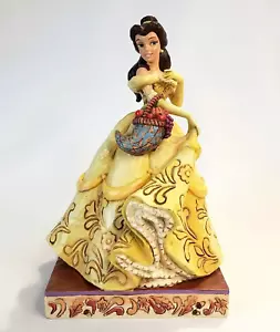 Disney Jim Shore Enesco Figura La Bella dell'Autunno #4026079 Belle 7,5" Cornucopia - Foto 1 di 12