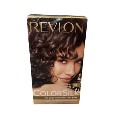 REVLON - Color Seda Hermoso Color - Marrón Oscuro 30 - Tinte de Color Permanente Nuevo en Caja Foto 1 de 4