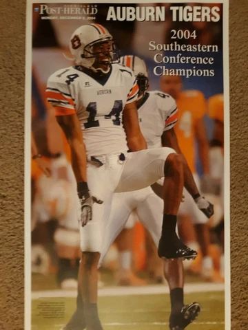 Auburn Tigers 2004 SEC, 2002 Iron Bowl and 2005 We #1 Posters Cover