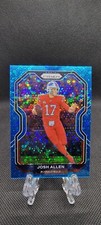 2020 Panini Prizm No Huddle Blue Disco #1 Josh Allen 08/79 Go Bills!