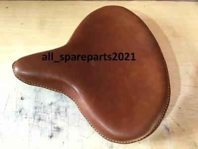 POUR HARLEY WLA WLC VL UL EL WL KNUCKLEHEAD SIÈGE SOLO TÊTE PLATE MARRON - Photo 1/4